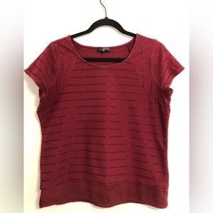 Wine Red The Limited Blouse
